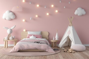 Baby room decor pink themed girls room pink furniture