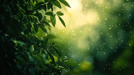 Rainy Day in the Forest