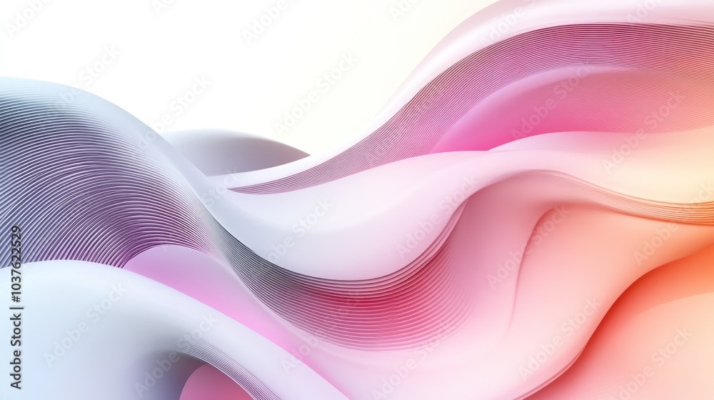 Wall mural Abstract Colorful Waves