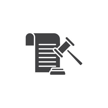 black gavel document legal concept clip art preview