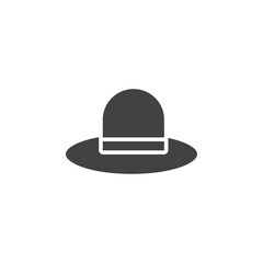 Hat Icon Flat simple outline set