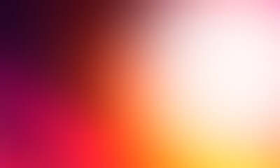 Abstract blurred background image of purple, red, yellow colors gradient used as an illustration. Designing posters or advertisements.