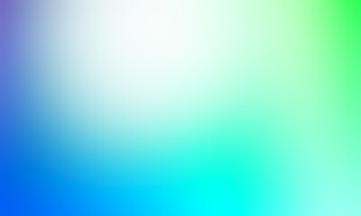Abstract blurred background image of blue, green colors gradient used as an illustration. Designing posters or advertisements.