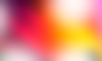 Abstract blurred background image of purple, red, yellow colors gradient used as an illustration. Designing posters or advertisements.