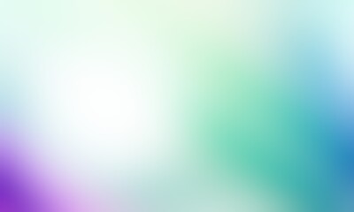 Abstract blurred background image of purple, green, blue colors gradient used as an illustration. Designing posters or advertisements.