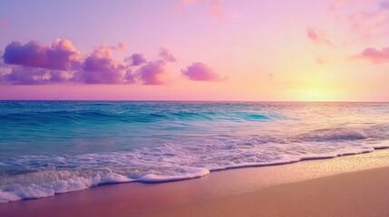 Serene Beach Sunset