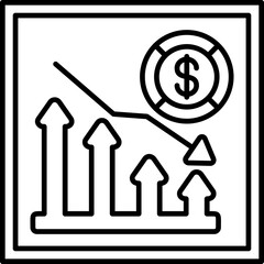 Decrease Money Icon