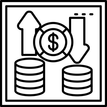 Increase and Decrease Icon