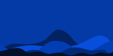 mountain landscape vector illustration