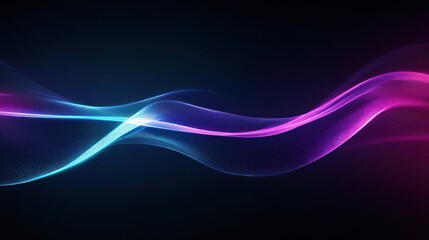 Abstract Neon Waves