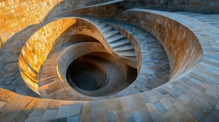 Fototapeta premium Elegant Natas Pastries in Circular Arrangement from Top-Down Perspective