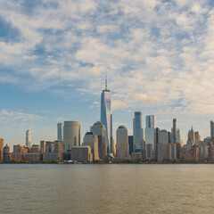 Obraz premium New York City urban architecture. New York City metropolis. New York City in USA. Streets of New York City.