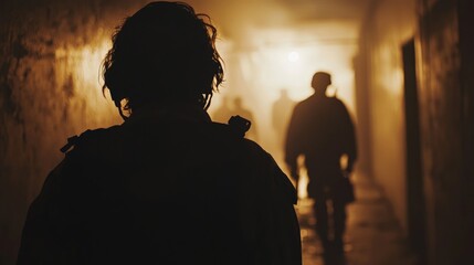 A covert operation rescuing victims of human trafficking, illustrating the global effort to combat this crime