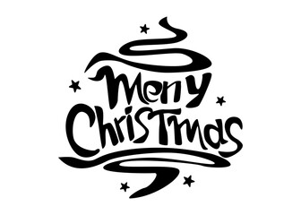 メリークリスマスのレタリング、タイポグラフィ12