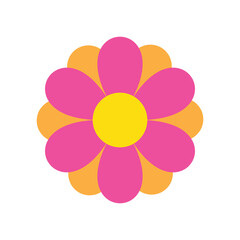  Abstract origami flowers icons