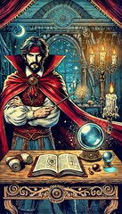 Fototapeta premium The Magician Tarot Card 