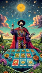 Fototapeta premium The Magician Tarot Card 