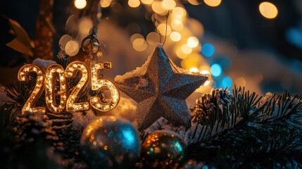 2025 Celebratory lights and decor