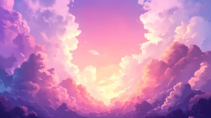 Dreamy Pink Sky