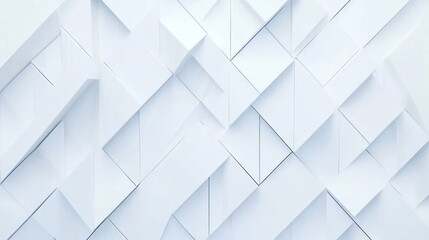 Fototapeta premium Abstract White Geometric Pattern