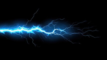 Electric Blue Lightning