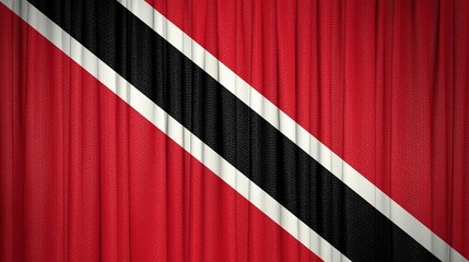 Trinidad And Tobago and Theater Curtain Image.