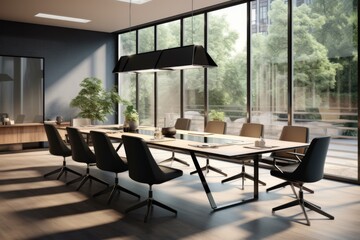 Interior of a modern and sophisticated office space in Berlin