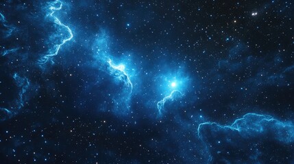 Fototapeta premium 3D cartoon visualization of astrophotography featuring the Pleiades star cluster also known as The Seven Sisters in the Taurus constellation