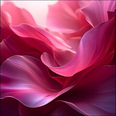 Obraz premium Rose (Love, Passion): A soft abstract background with petals representing love and passion.