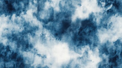 Dip Dye Print Sky Batik Monochrome Dyes on Fabric Watercolor Color on Material Gray Seamless Dip Textured Ink Indigo Seamless Silk