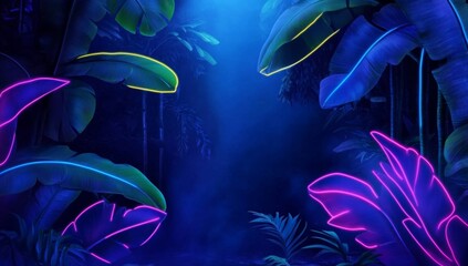 Naklejka premium A mystical atmosphere created by the interplay of light and nature.