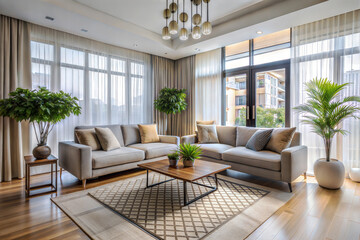 Bright and Airy Living Room