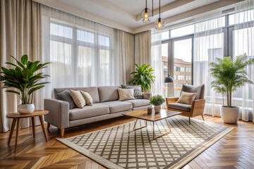 Bright and Airy Living Room