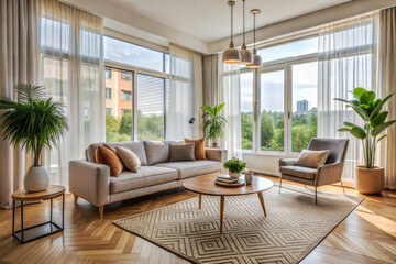 Bright and Airy Living Room