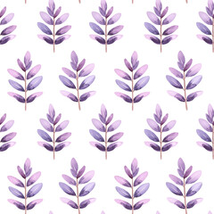 A patterned design featuring purple leaves on a light background, home decor,seamless pattern background