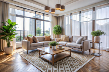 Bright and Airy Living Room