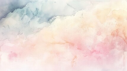 Obraz premium Light blush watercolor abstract backdrop