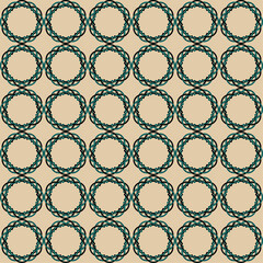 seamless abstract geometric pattern with circles for fabric surface textures wrapping paper vector illustration