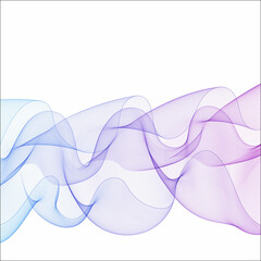 abstract color wave. Vector graphics. Eps 10