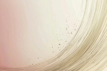 Abstract Background with Curved Lines and Scattered Dots