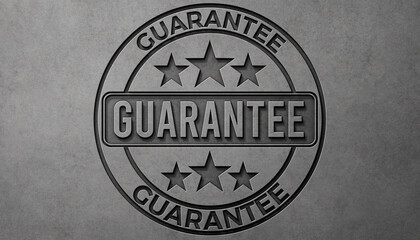 Obraz premium Extended warranty logo.