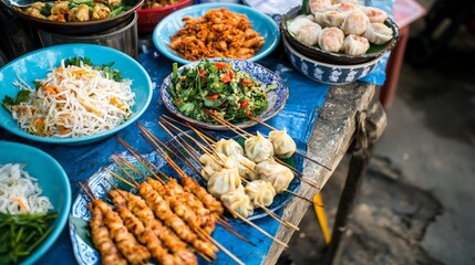 Street Food Delights in Asia.