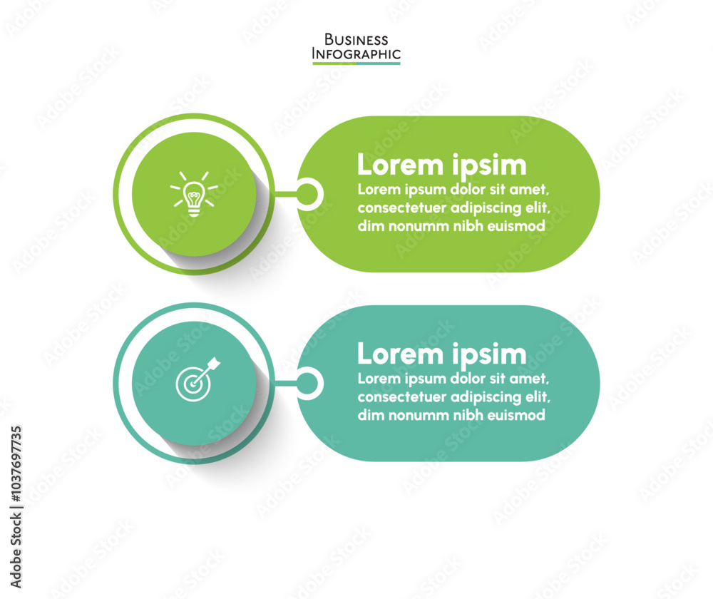 Wall mural business data visualization. timeline infographic icons designed for abstract background template