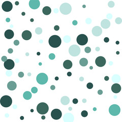 Blue circles on white background. Vector abstract illustration. Eps 10