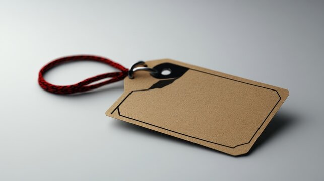 Handwritten Shopping Tag with Words Concept