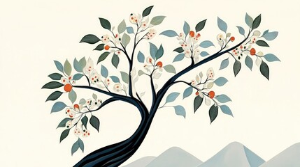 Obraz premium Nature Recycling Icon Graphic