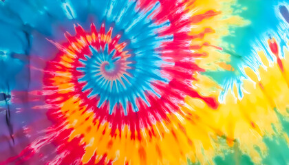 Abstract Tie Dye Swirl Background.