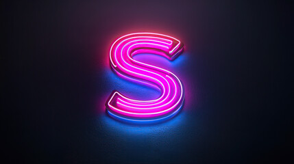 Naklejka premium neon, futuristic, alphabet, light, glow, bright, luminous, radiant, vibrant, electric, cyber, digital, modern, sleek, stylish, innovative, creative, artistic, design, typography, font, letters, symbol