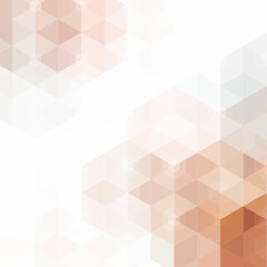 colored hexagon background. vector illustration. abstract image. polygonal style. Eps 10