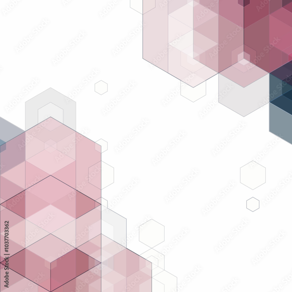 Canvas Prints color hexagon background. geometric design. presentation template. eps 10